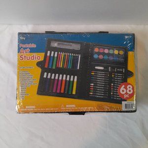 Tiny crafts Portable Art Studio Art Set 68pc